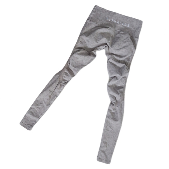 Alphalete Compression Leggings Size Small Brand Spell Out. - Picture 1 of 8